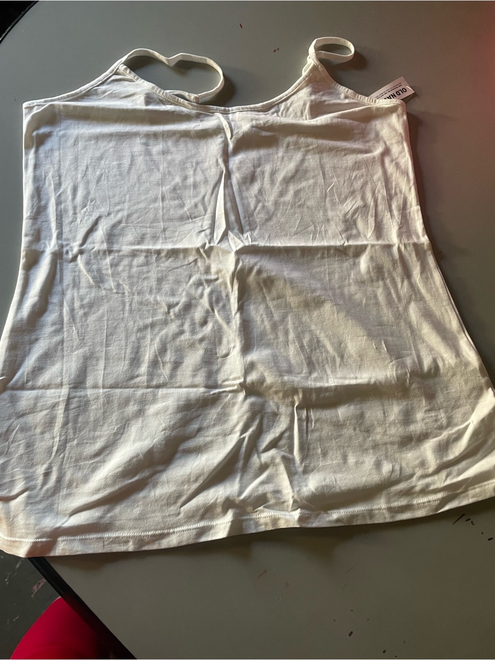 Old Navy White Cotton Camisole Tank Top